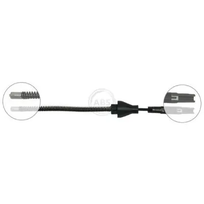 Cable de accionamiento, freno de estacionamiento A.B.S. K17416 Premium